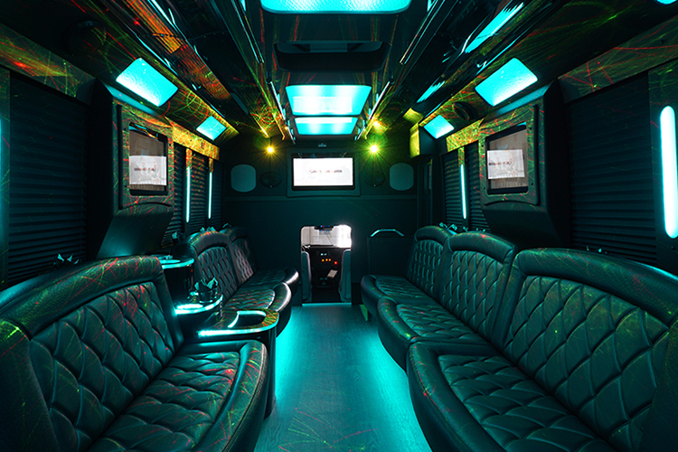 party bus interior